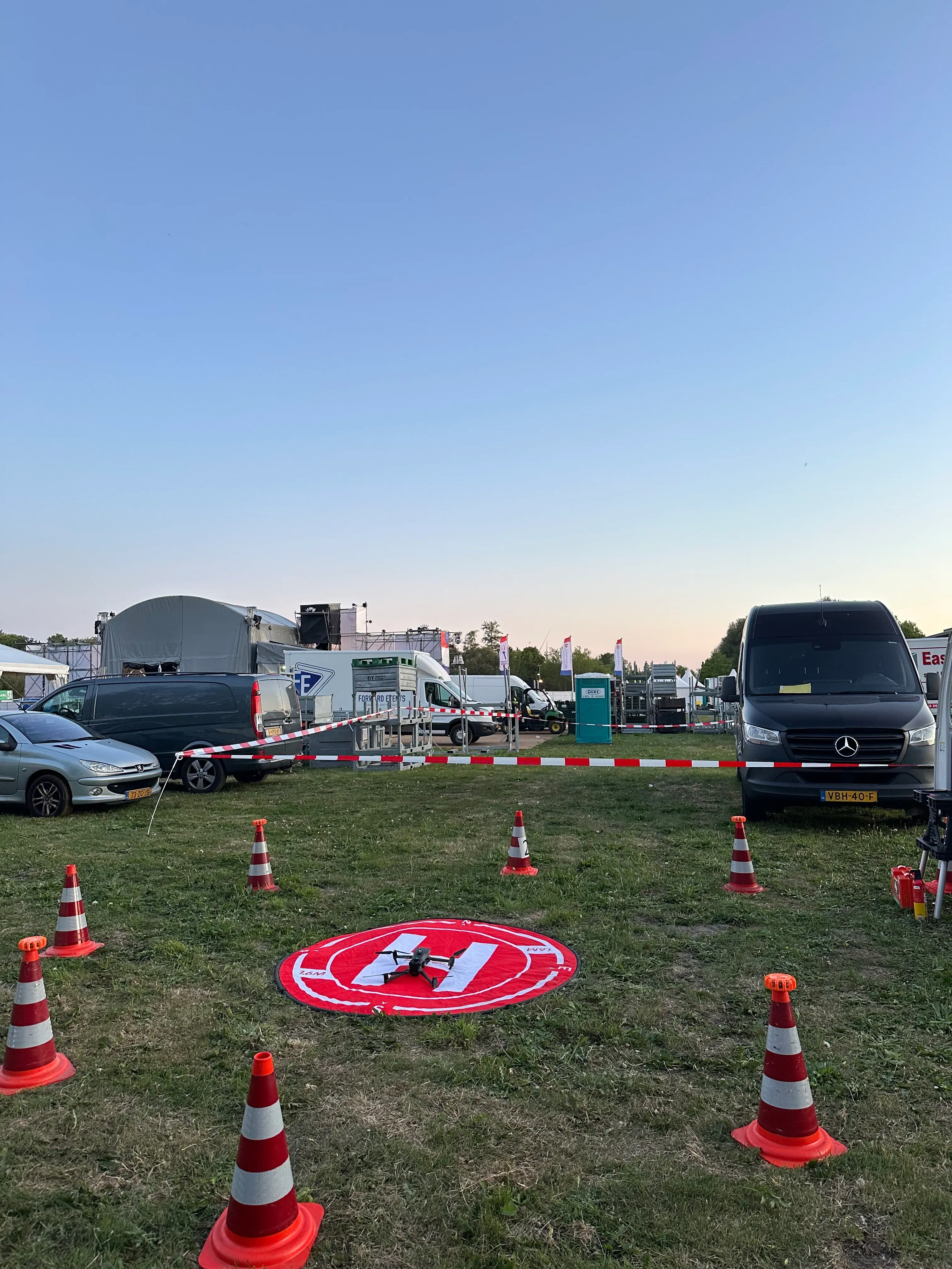 Drone in actie