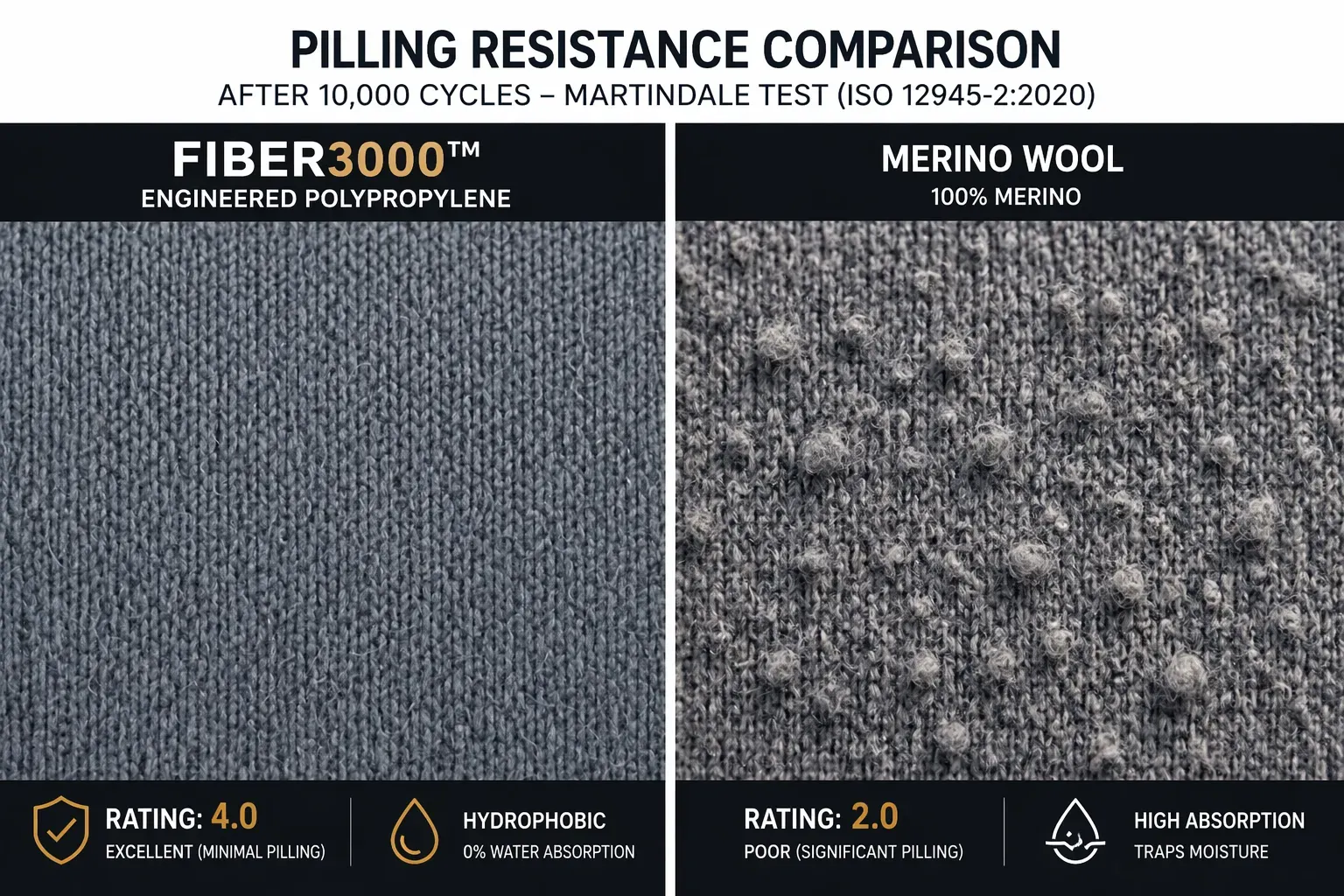 Pilling Resistance Comparison