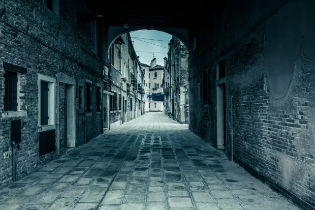 Italiaans landschap met warme kleuren
