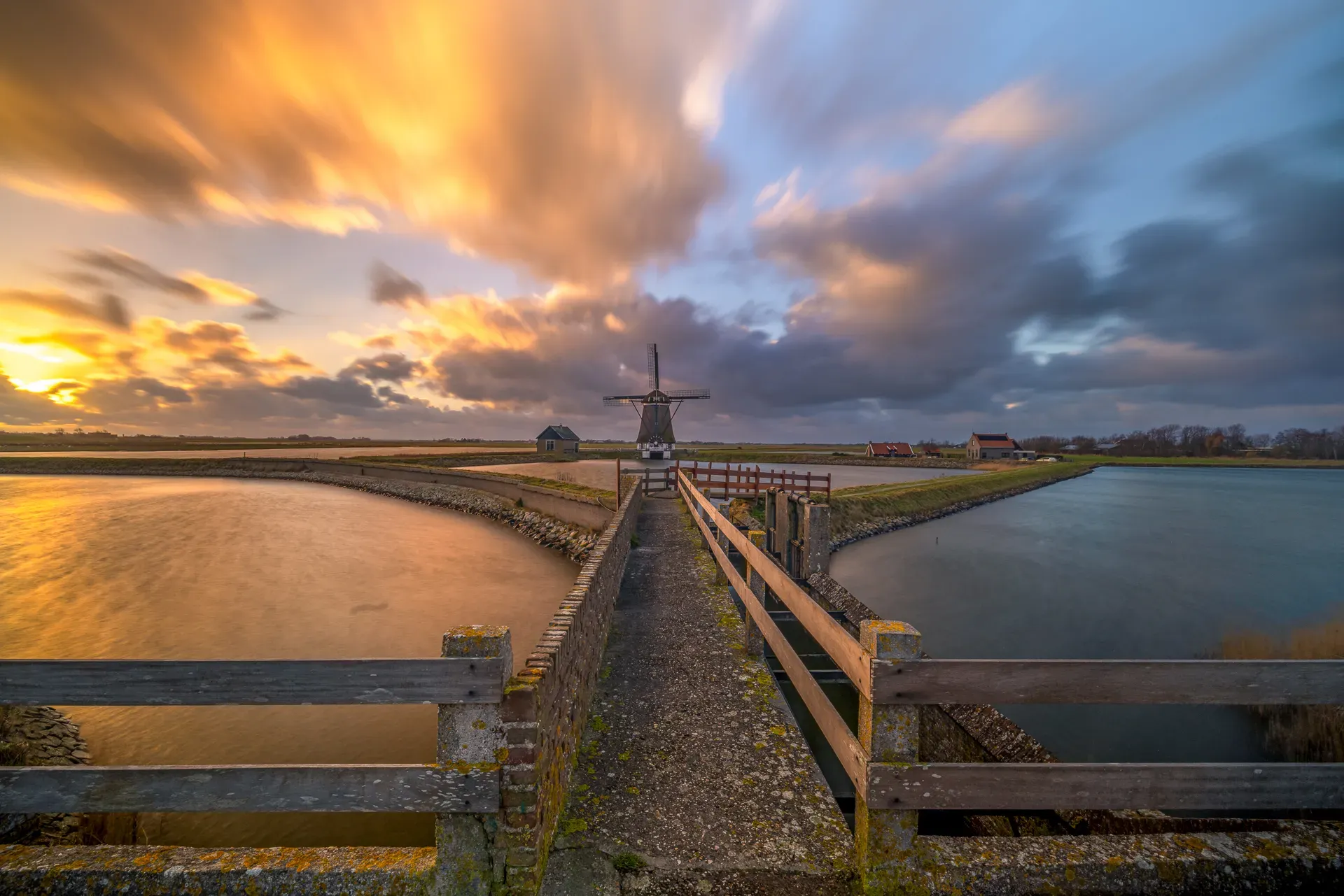 Sfeervolle wanddecoratie van Texel landschap