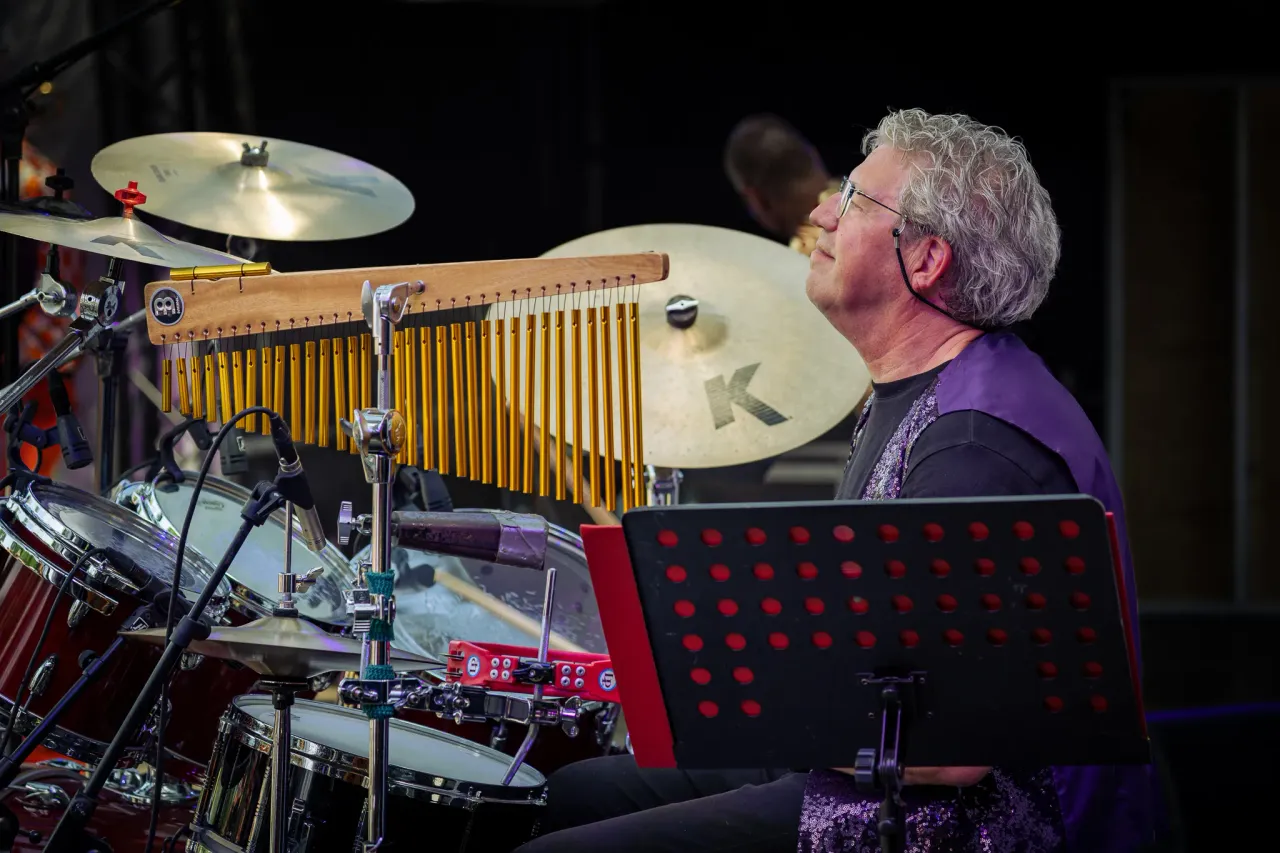 Discosonic Drums en percussie live