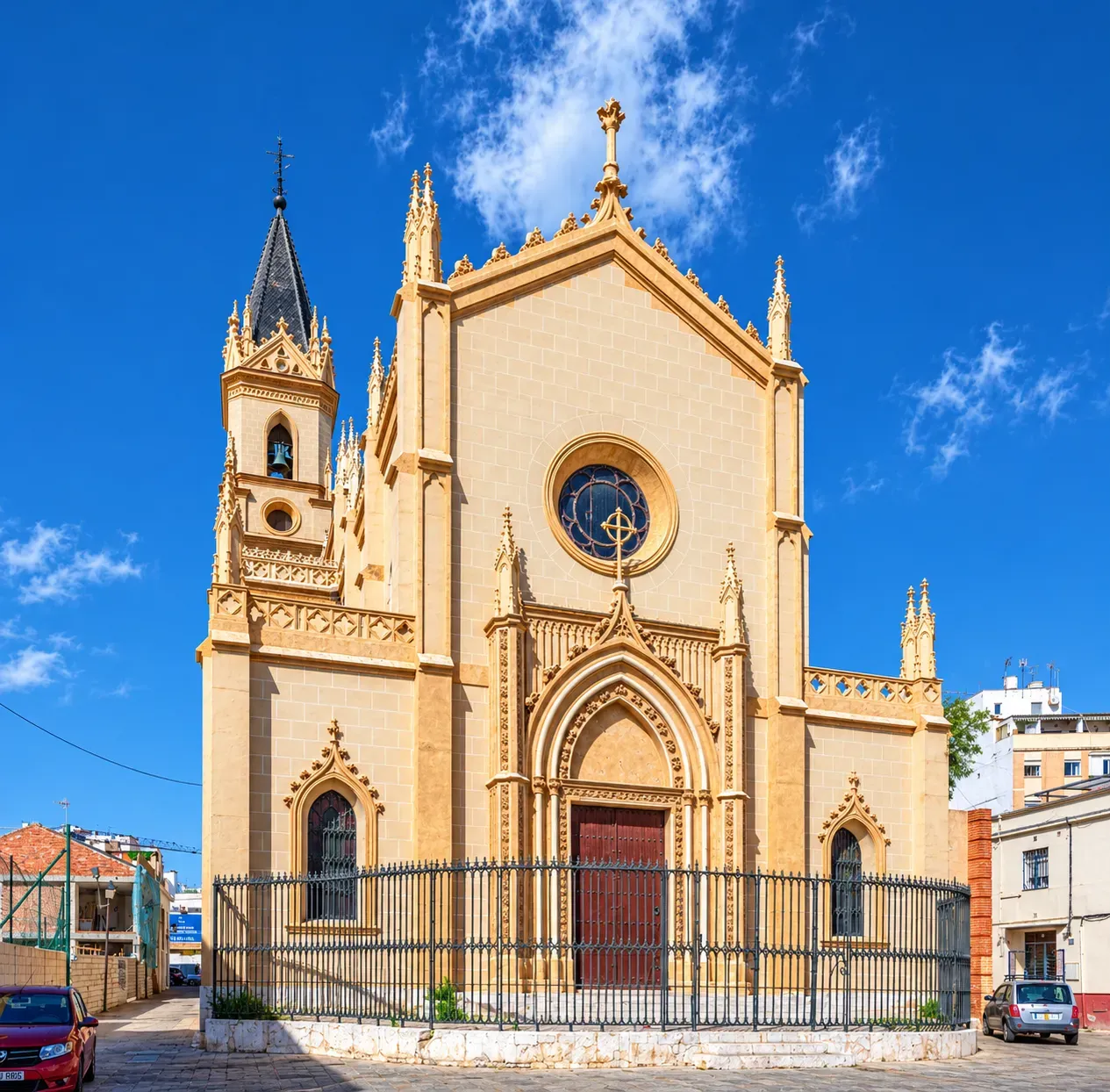 Fachada del Templo de San Pablo en Málaga