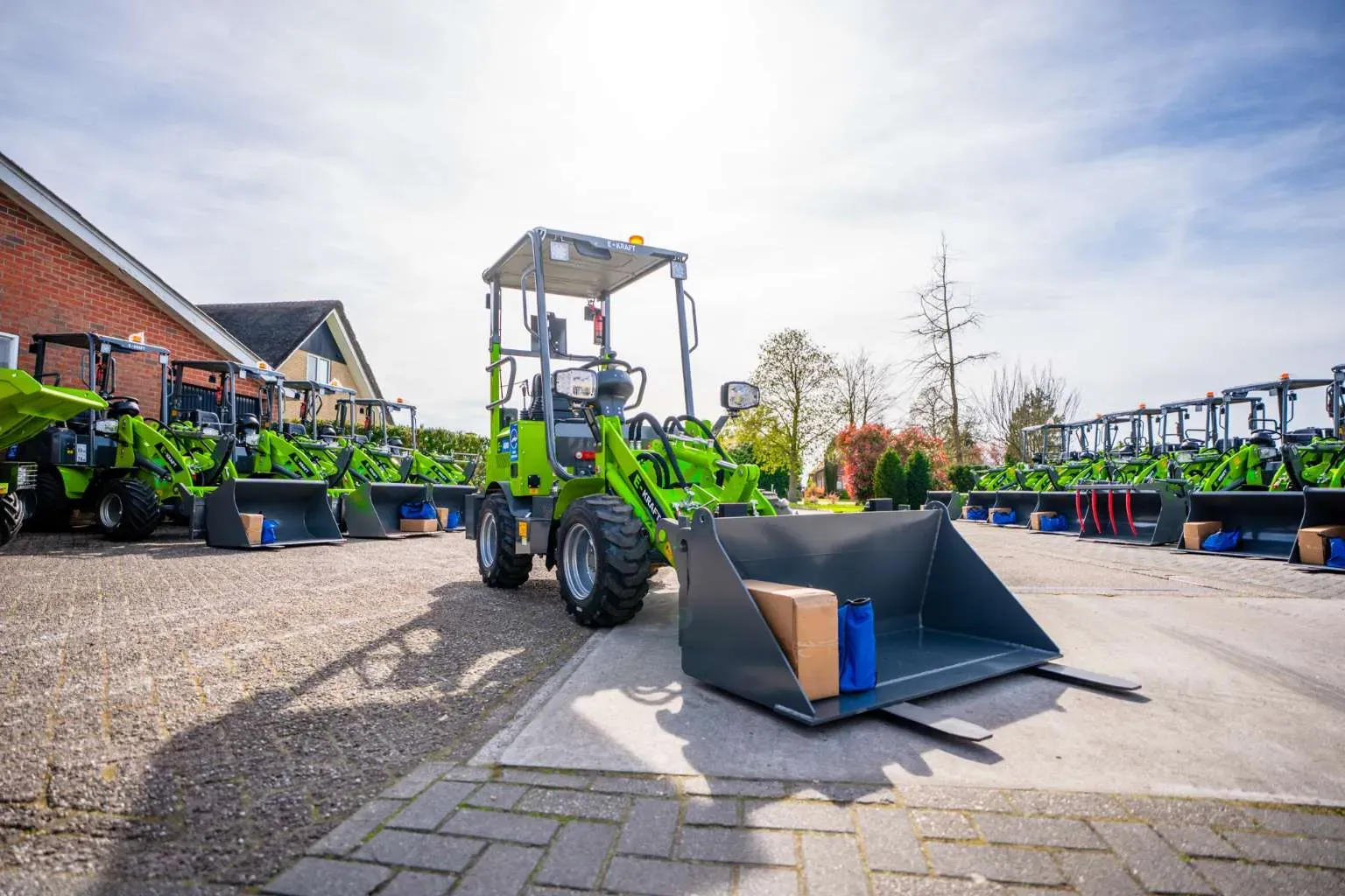 E-Kraft 1200E Elektrische Minishovel